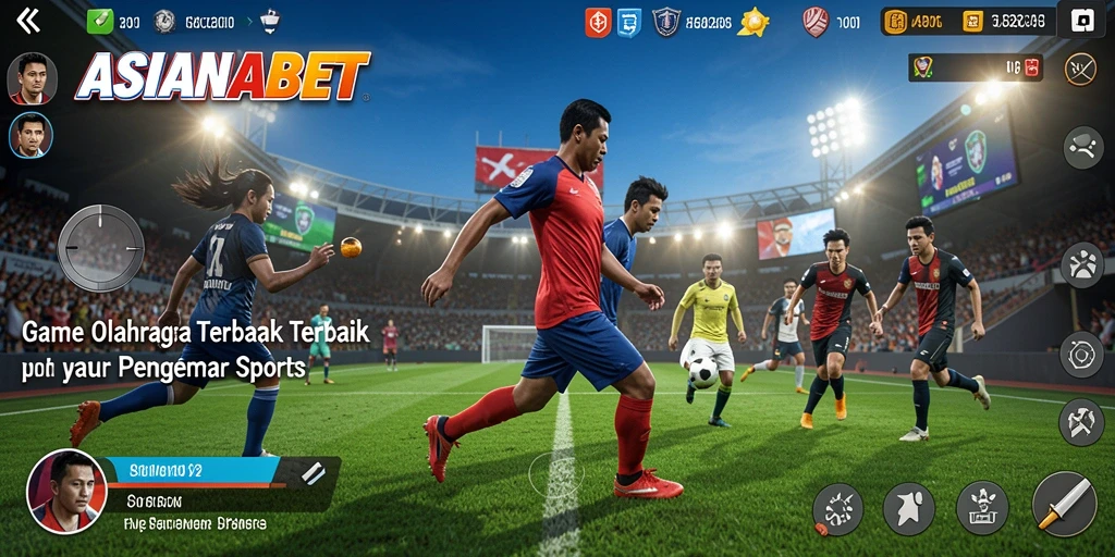Screenshot gameplay <strong>ASIANABET</strong> menampilkan aksi olahraga yang mengesankan.