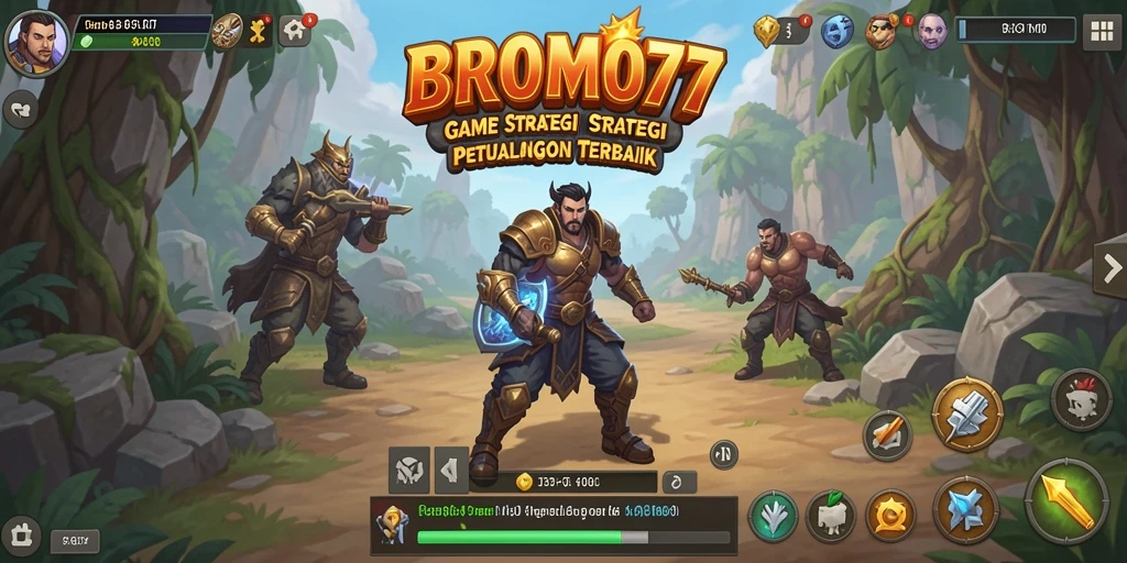 Gameplay SLG mendebarkan di BROMO77 dengan strategi dan pertarungan.