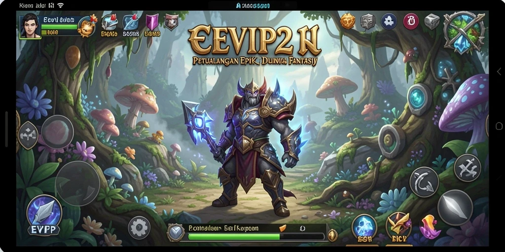 Tampilan gameplay yang menakjubkan dalam dunia RPG.