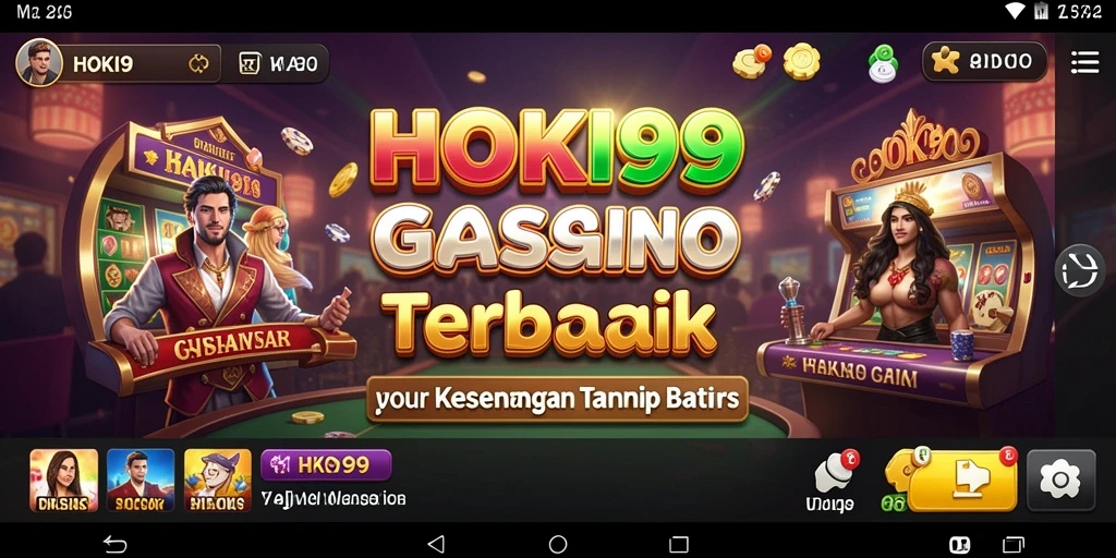 Tampilan gameplay HOKI99 yang menakjubkan dan interaktif.