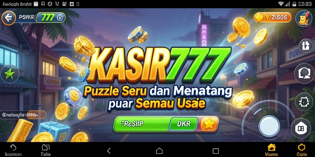 Tampilan gameplay menantang di KASIR777 dengan berbagai puzzle menarik.