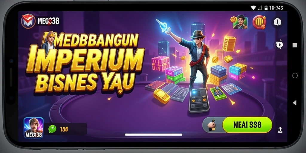 Tampilan gameplay MEGA338 yang menampilkan strategi bisnis yang menarik.