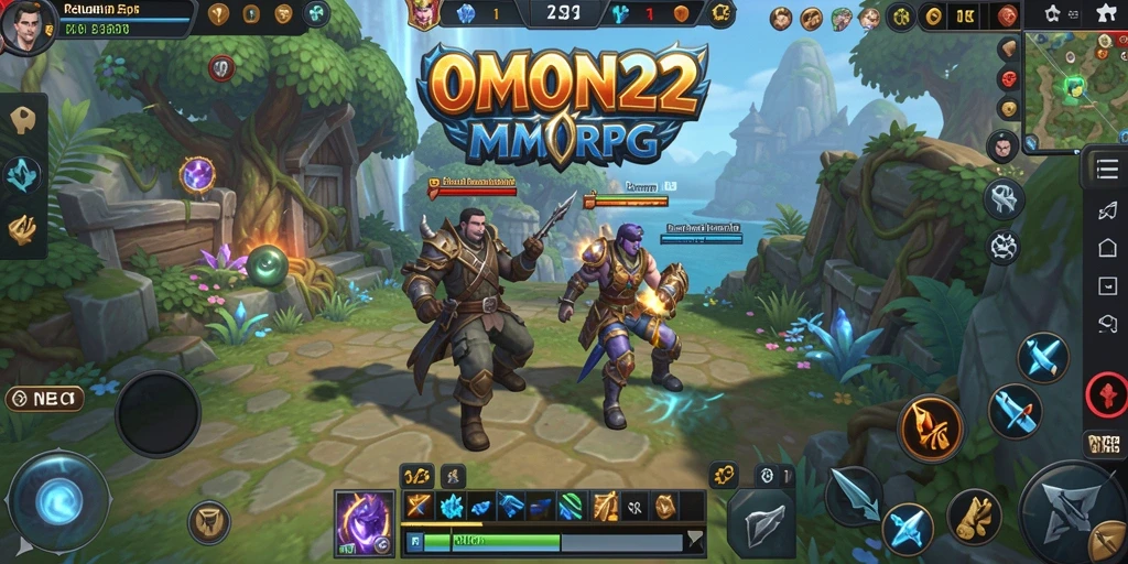 Tampilan seru dari gameplay OMON22 yang penuh aksi.