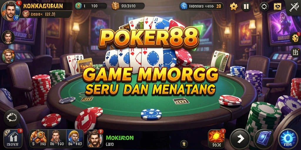 Tampilan gameplay POKER88 yang mengasyikkan di dunia MMORPG.