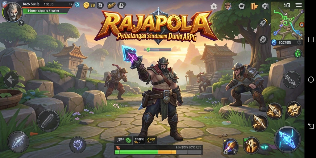 Tampilan gameplay seru RAJAPOLA yang memukau.