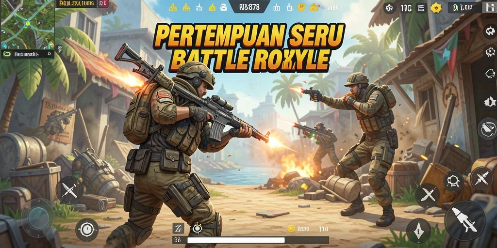 Gameplay menegangkan dari ROLEX878 di medan pertempuran.