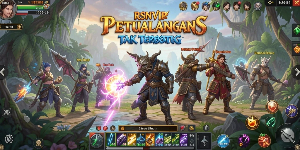 Gameplay RSNVIP yang seru dan mendebarkan dalam dunia MMORPG.