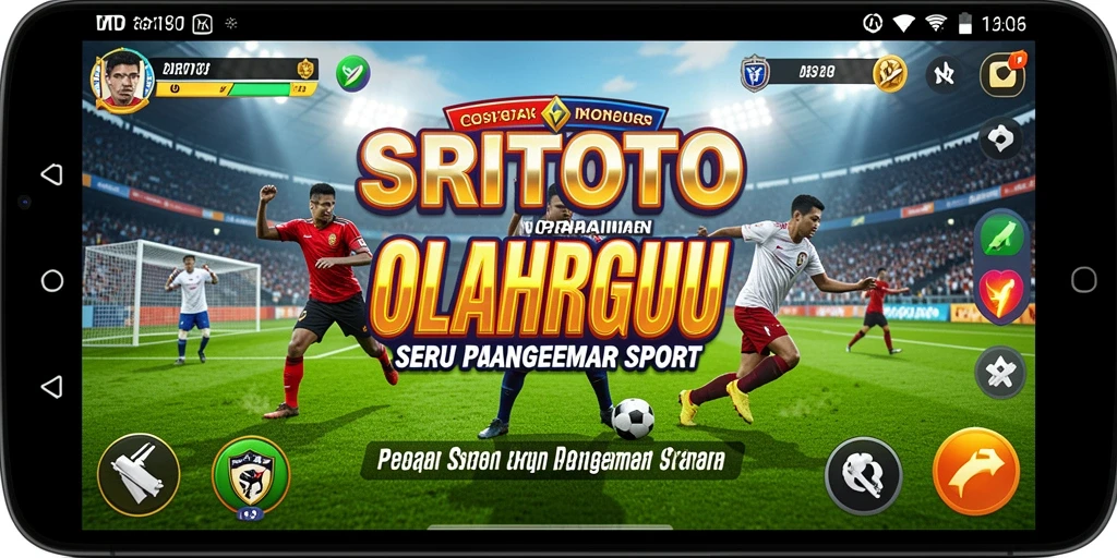 Tangkapan layar SRITOTO yang menunjukkan aksi permainan olahraga seru.