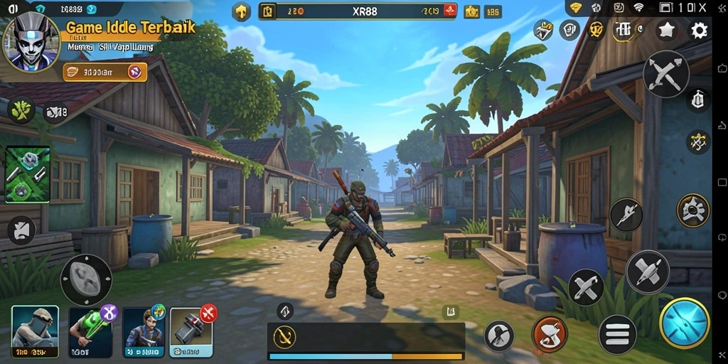 Screenshot menunjukkan gameplay santai dan interaktif XR88 yang seru.